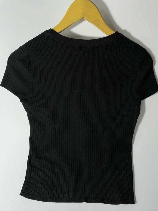 Черна тениска с надпис