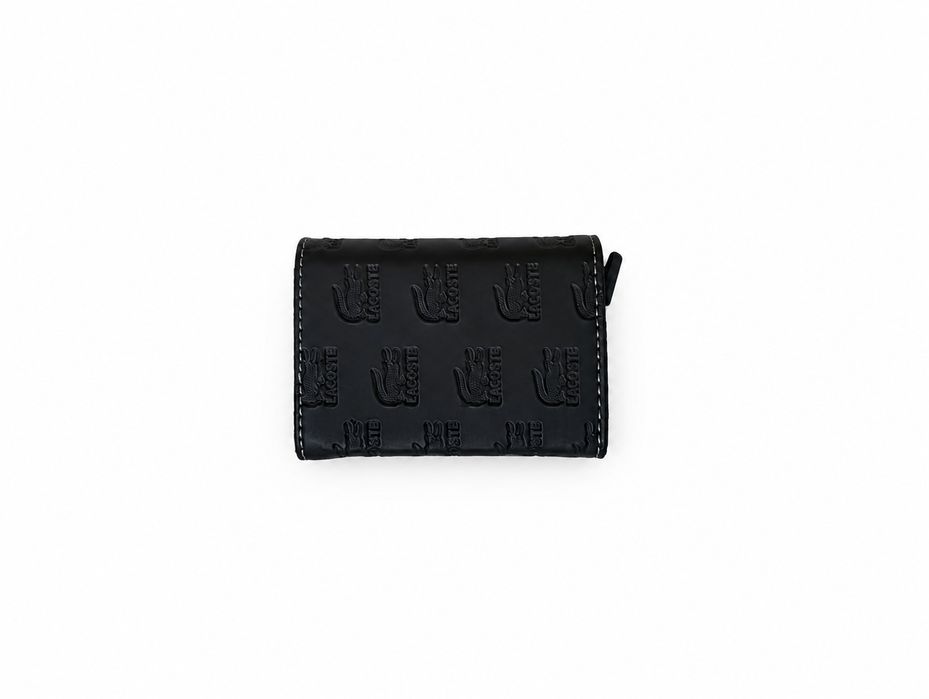 Черен мъжки портфейл Lacoste