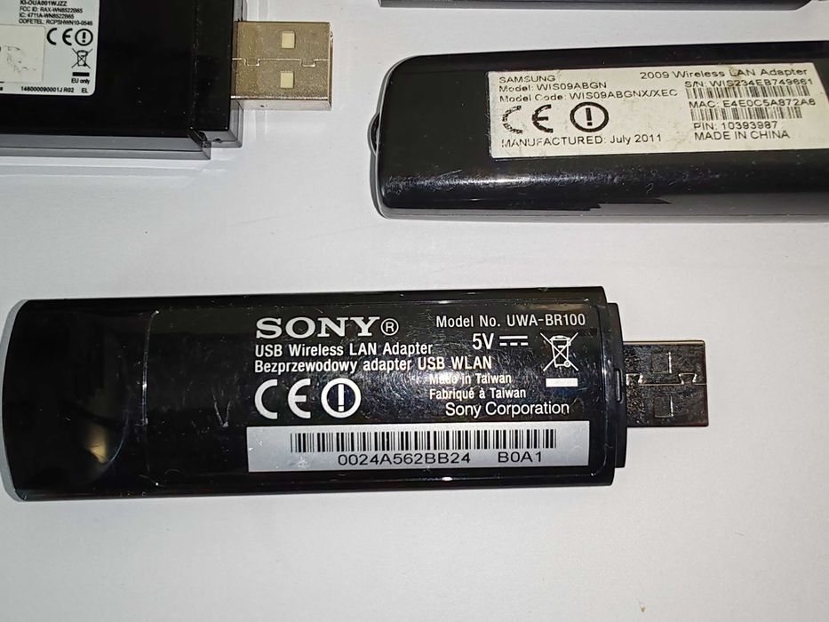 Adaptor wireless Samsung Sharp Panasonic Sony UWA-BR100 USB WLAN
