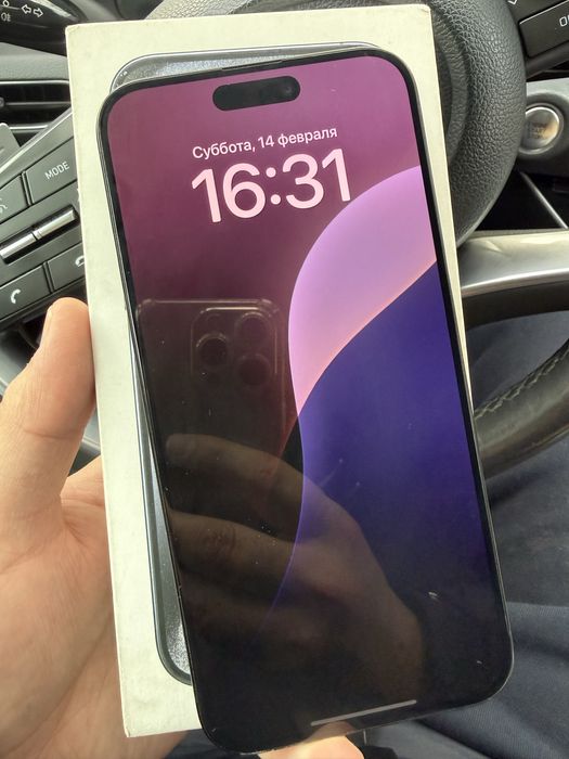 Iphone 15 pro max 256 гб, коробка есть,  аккум 80% В ремонте не было