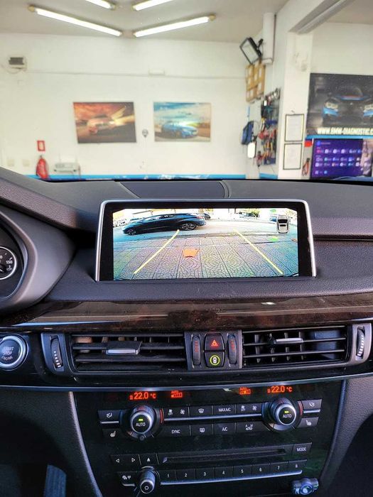Навигация Android 14 8-ядрен 8GB RAM 128GB HDD BMW X5 X6 F15 F16 NBT 2014-2017 +Apple Carplay