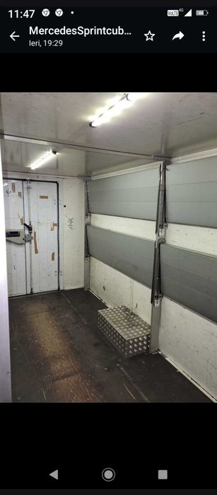 Mercedes Sprinter 313 E5 cub cu rafturi