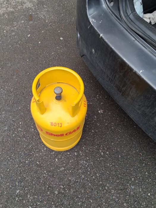 Butelie aragaz  galbenă