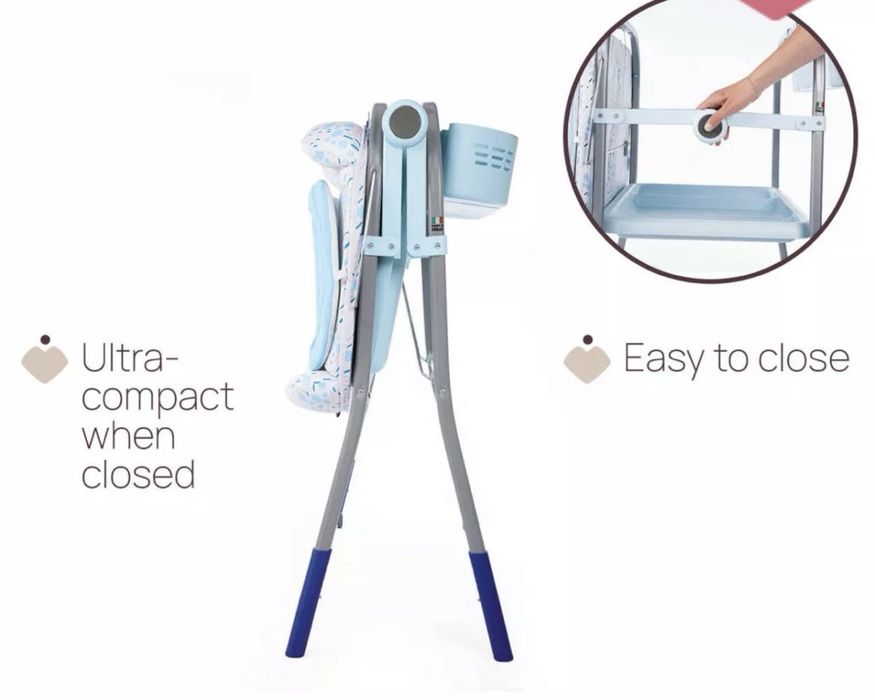 Cadita cu masa de infasat Chicco, Ocean, 0luni+