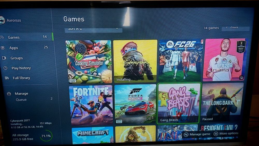 Xbox one x 1tb 4k/60 fps OBMEN BOR
