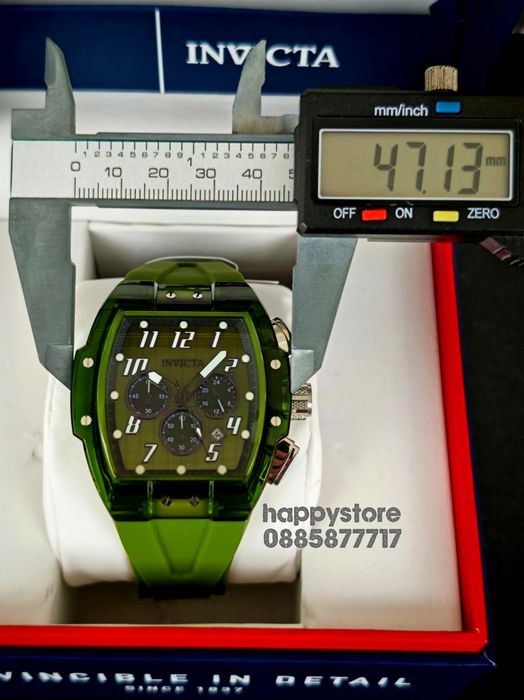 INVICTA Ghost Green 47 mm, Инвикта нов ръчен часовник гр. Русе Център ...