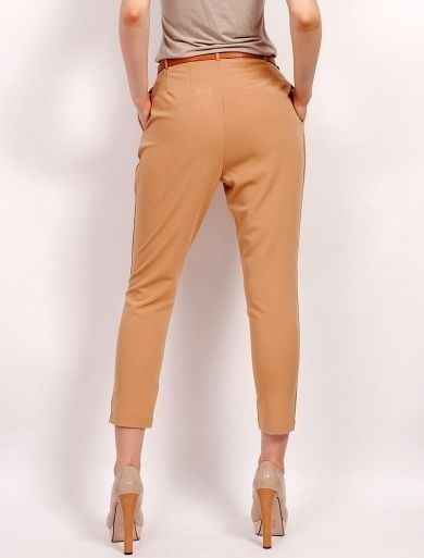 Pantaloni dama , culoare camel marime M