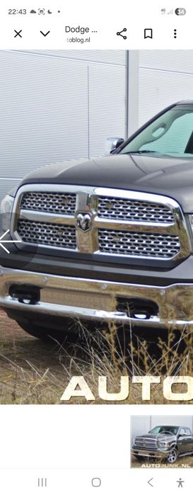 Grila Dodge Ram 1500 , generatia 4 .