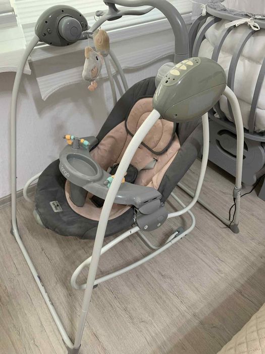 Бебешка люлка Lorelli - Tango, Grey Trees електрическа бебешка люлка