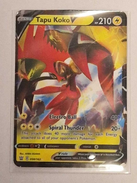 carte pokemon tapu koko V