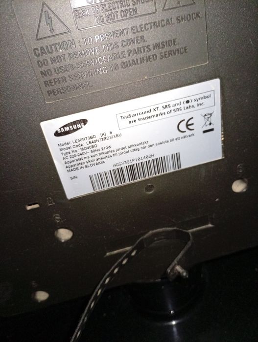 Samsung le40n73bd pt piese