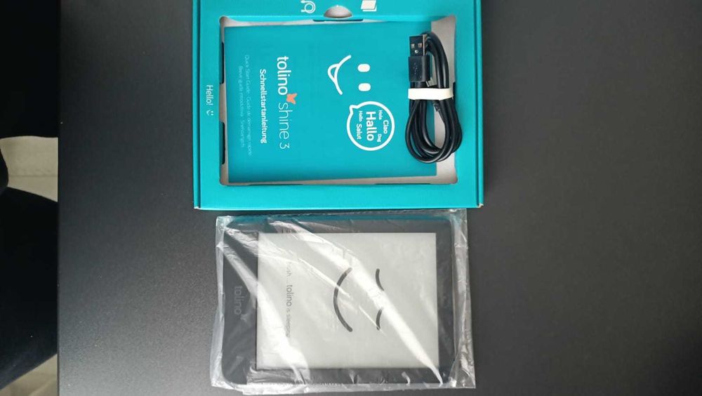 E Book Reader Nou Tolino Shine 3 Portabil e-book Ebook 8 Gb Toucscreen