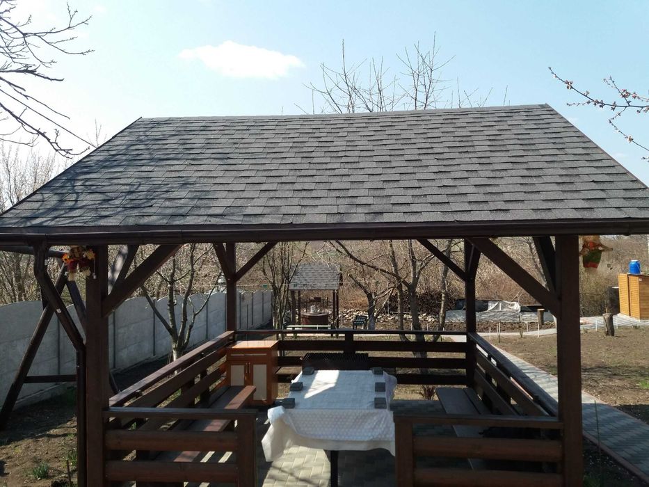 Terase, Foisoare, Cabana stil A-Frame si Case din structura de lemn