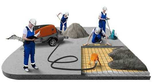 "Полусухая стяжка: совершенство и качество в каждой детали!"