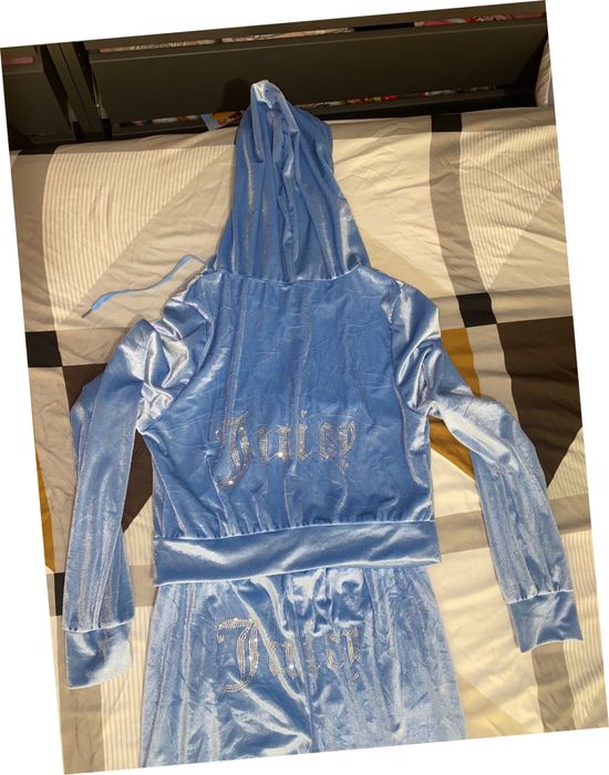 Trening dama din catifea nou Juicy baby blue S