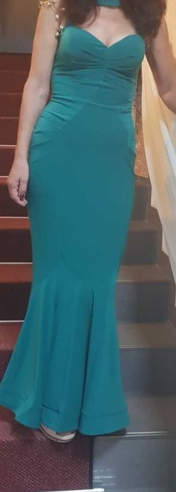 Rochie verde de seara mărimea 38/40