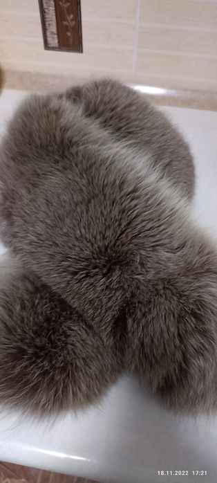 Мех воротник, писец очень красивый