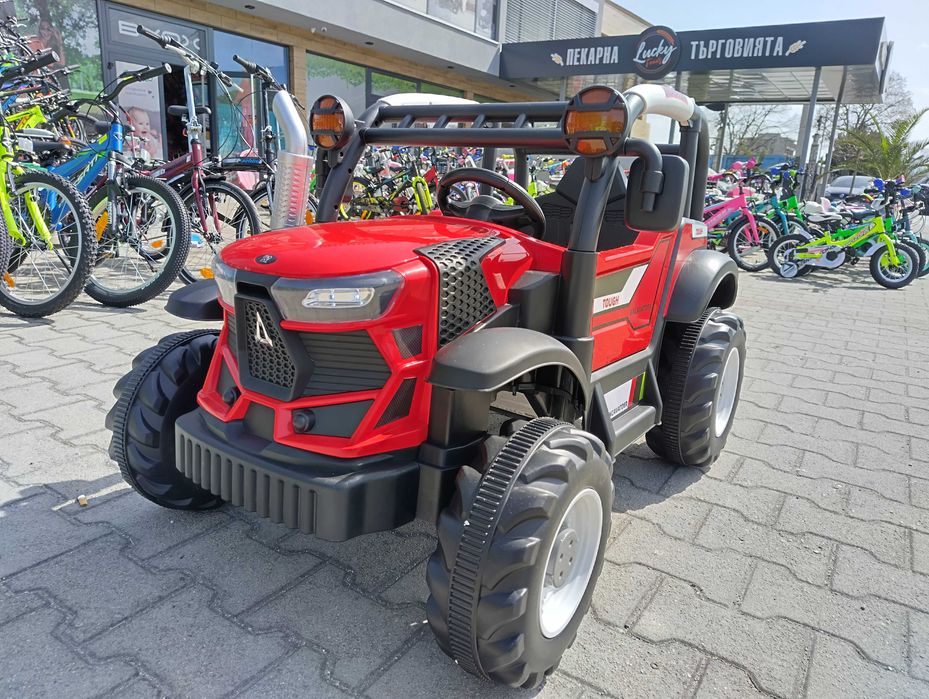 TEXAS акумулаторен трактор HARVEST червен