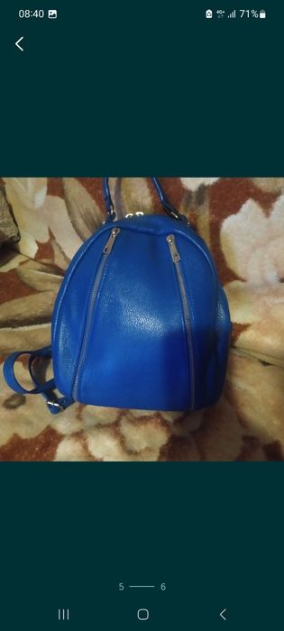 Rucsac din piele naturală, și geantă sport damă din piele ecologică