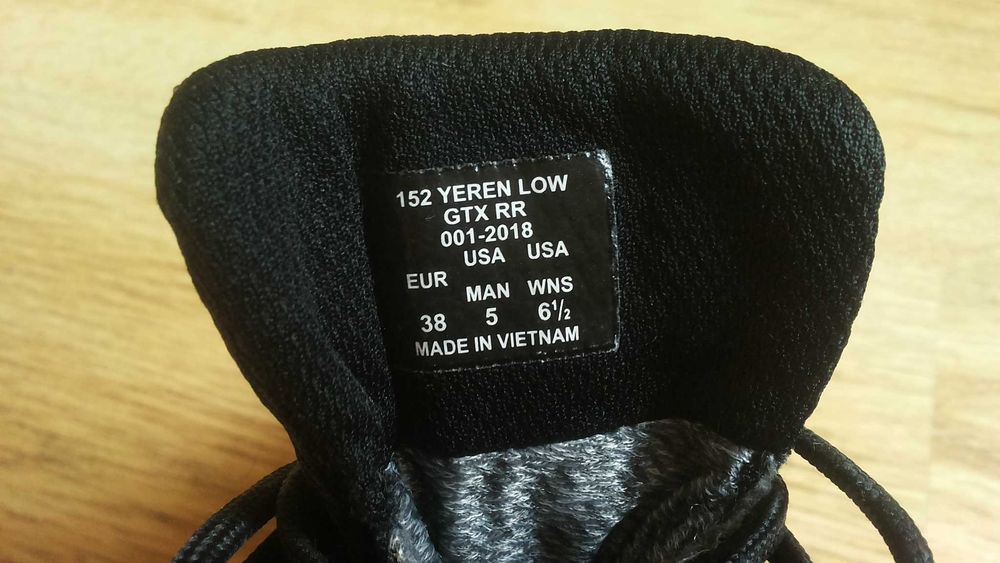 ZAMBERLAN 152 YEREN LOW GORE-TEX Leather Shoes размер EUR 38 водонепромокаеми - 921