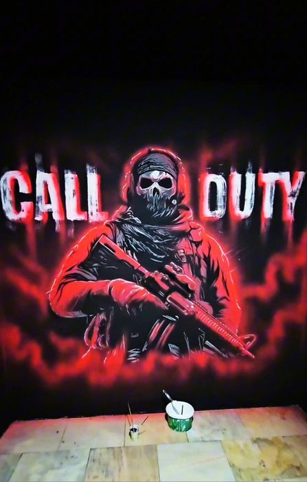 Роспись стен рассом художник