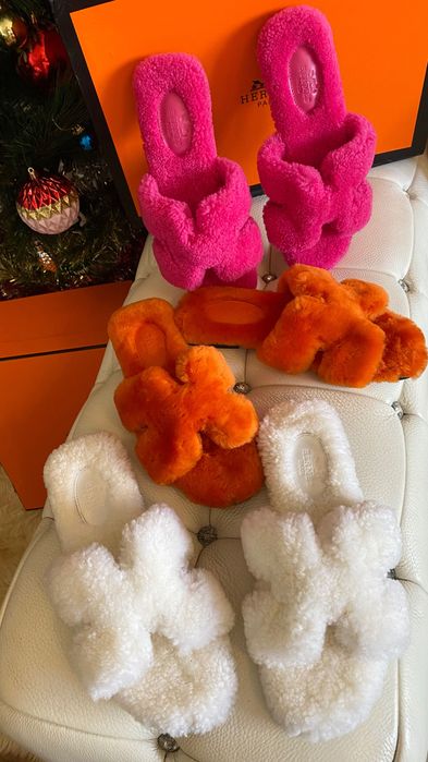 Wool slippers Hermes 37-38