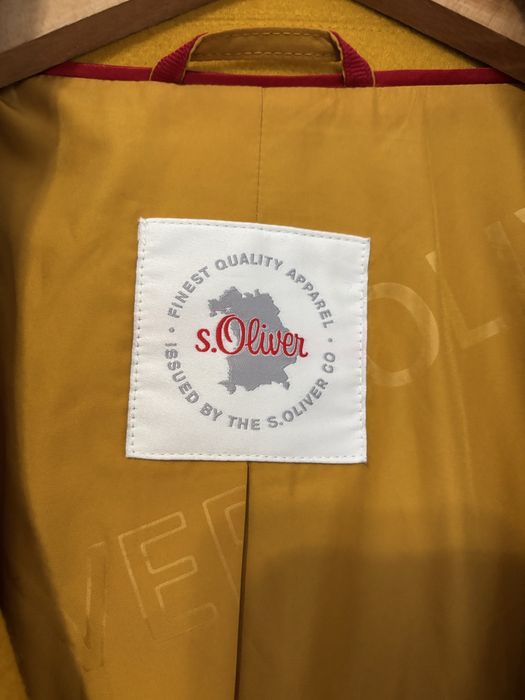 Палто цвят горчица