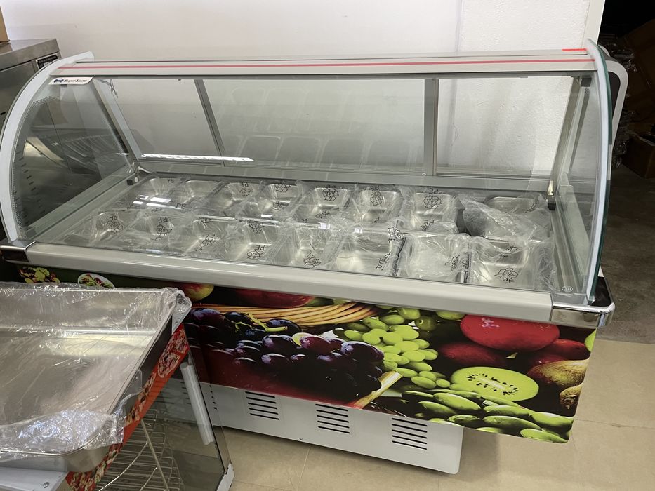 Хладилна салатна витрина 3 модела Чисто нови