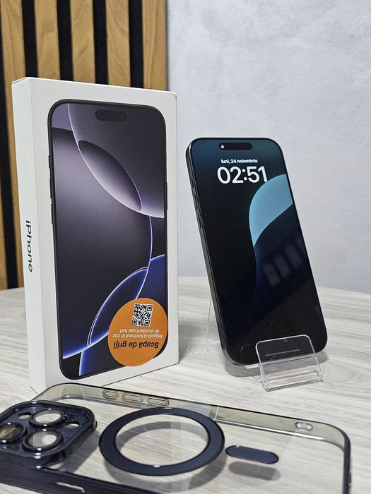 IPHONE 16 PRO MAX NOU Liber de rețea România Orange