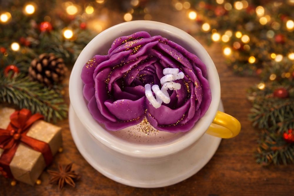 Ароматни цветя от соев и пчелен восък