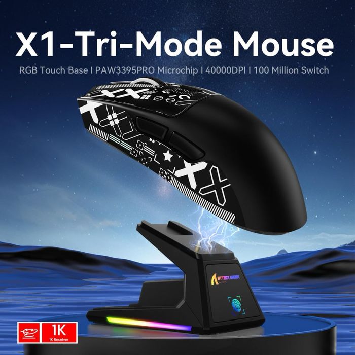 Mouse gaming Atack Shark X1