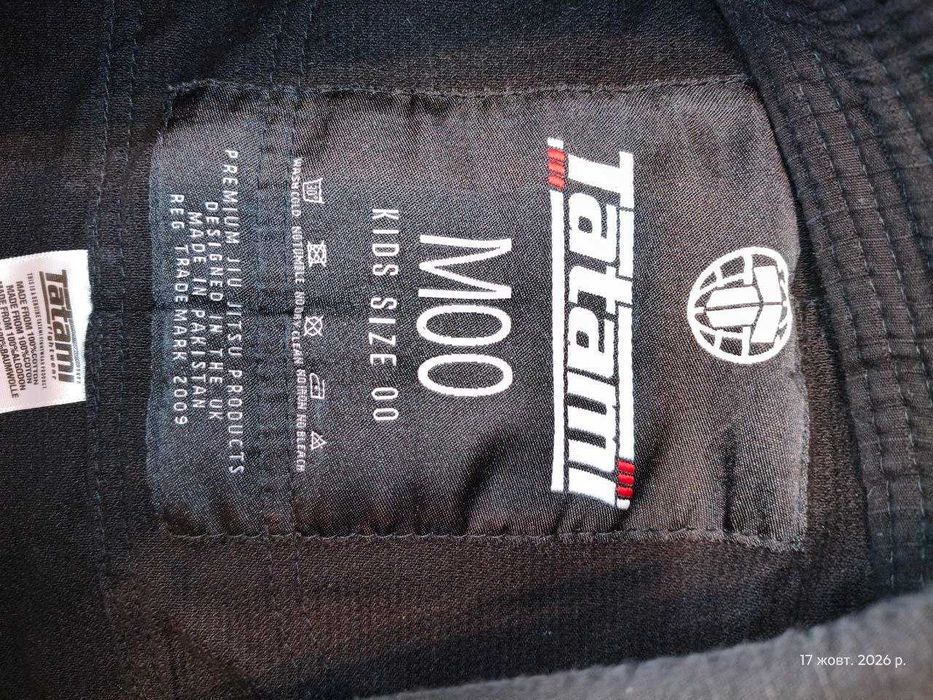 Kimono / Gi BJJ Tatami copii mărime M00 (Negru)