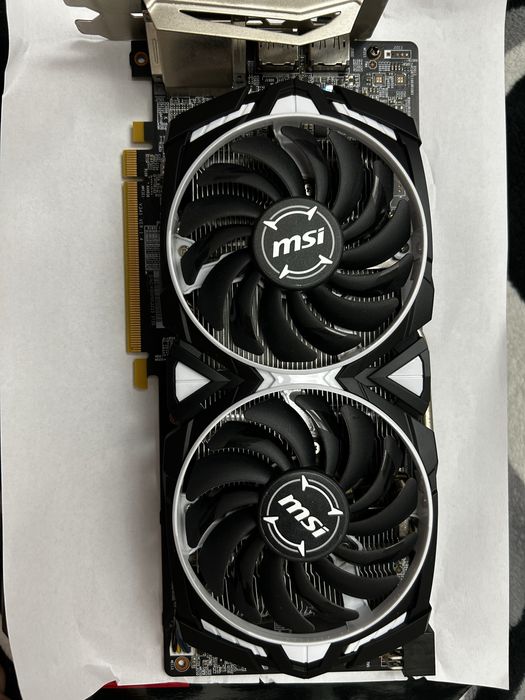 Placa video MSI Radeon Rx580 armor OC 8gb