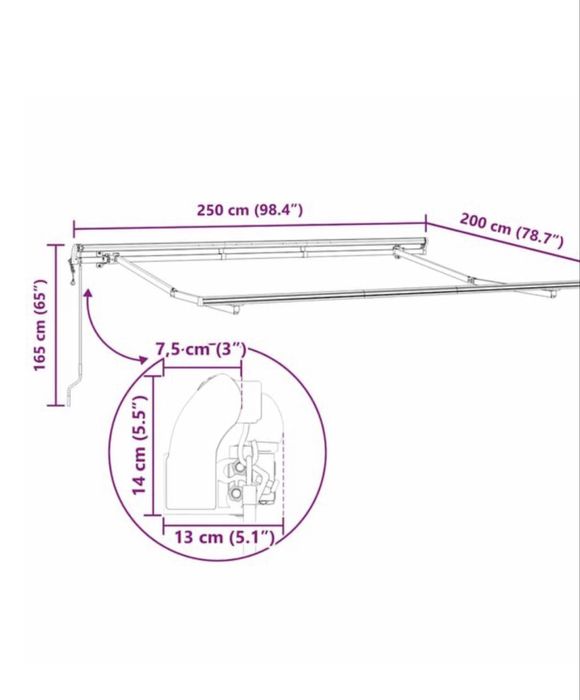 Copertina retractabila electrica