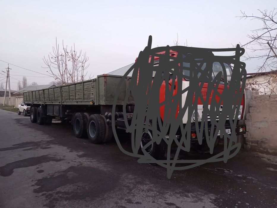 МАЗ прцеп сотлади