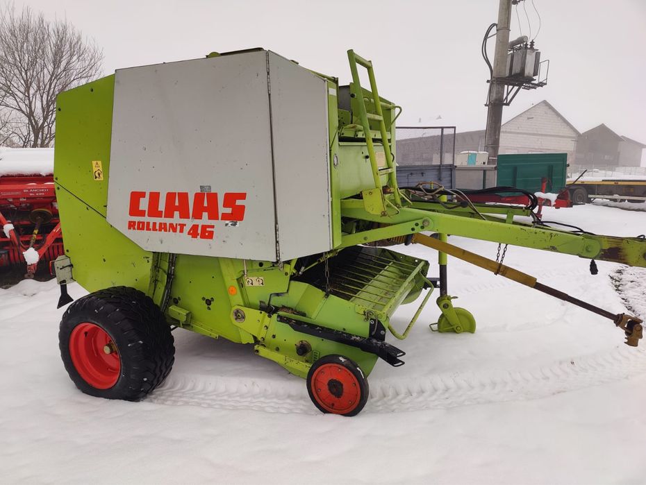 Balotiera,presa baloti claas Rollant 46,legare rapida plasa