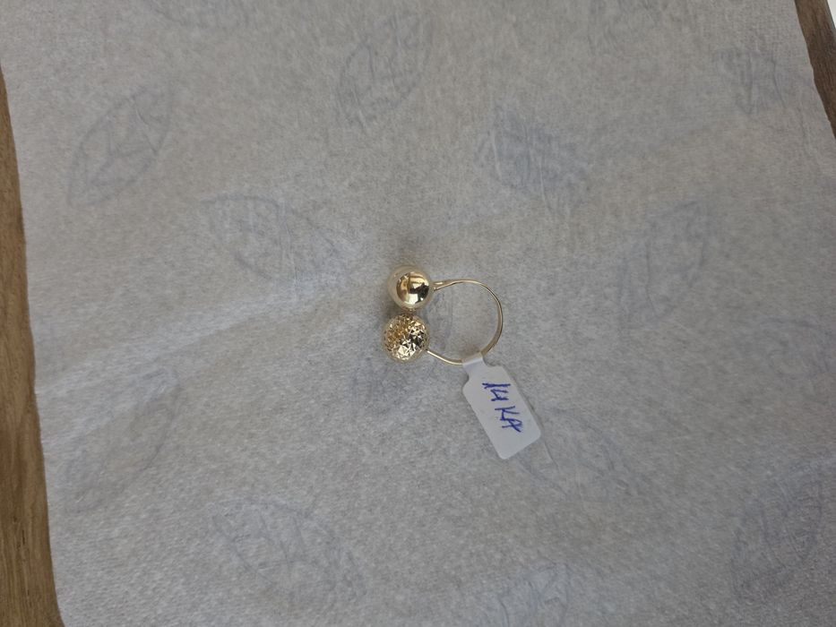 Inel cu bile, 4,31g, aur, 14K