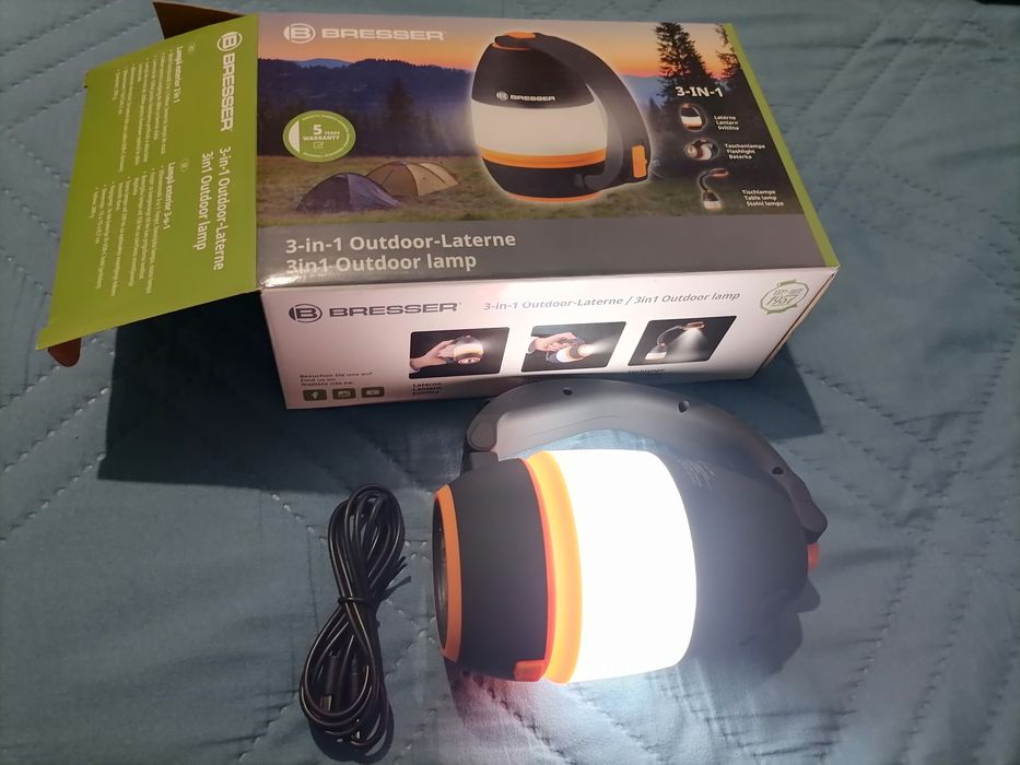Фенер за къмпинг Bresser 3 в 1