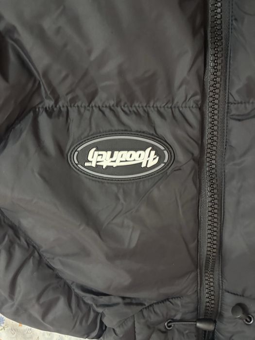 Geaca Hoodrich puffer black