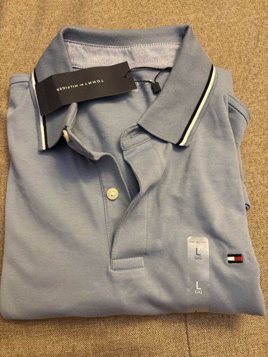 Vand tricou polo , Tommy Hilfiger , barbati , 100% bumbac , marimea L
