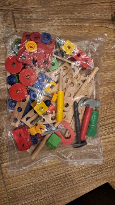 Комплект дървени играчки