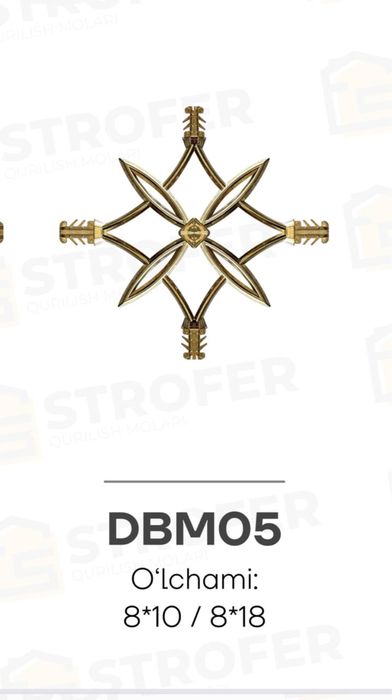 Shatlanka oyna uchun bezaklar dekoratif profillar