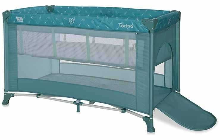 Преносима, сгъваема кошара Torino с включен матрак. НЕ Е ИЗПОЛЗВАНА