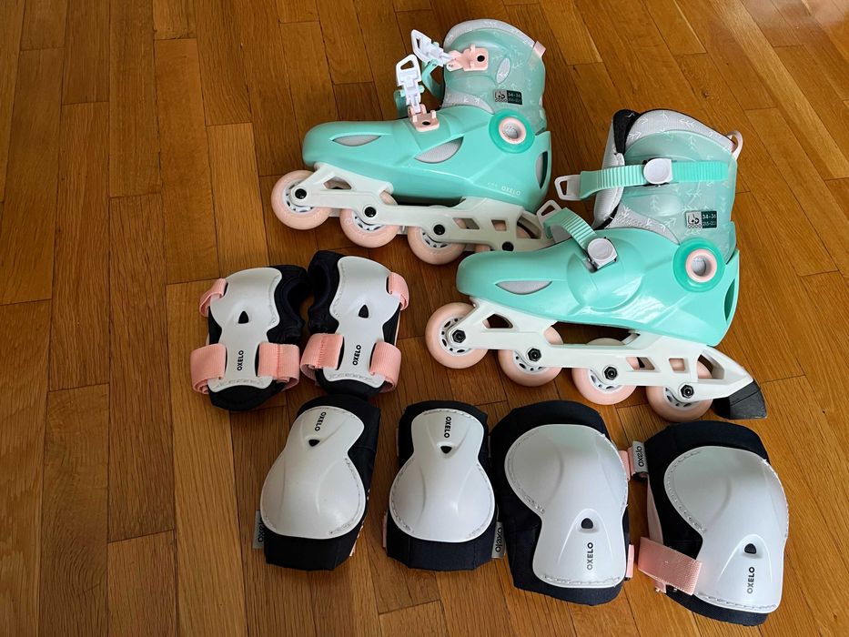 Ролери 34-36 размер и протектори