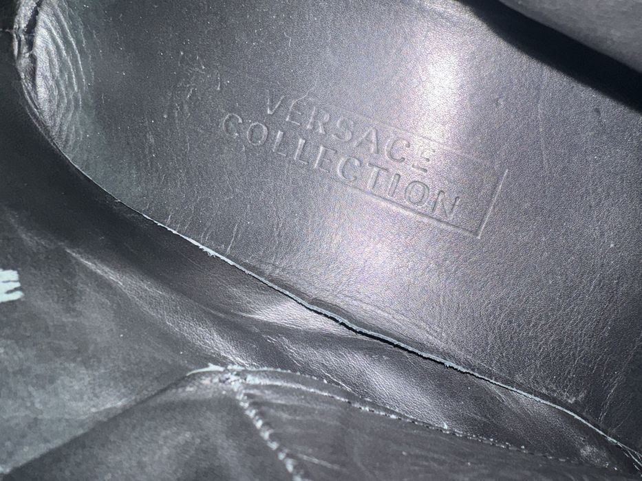 Ghete piele Versace 45-46