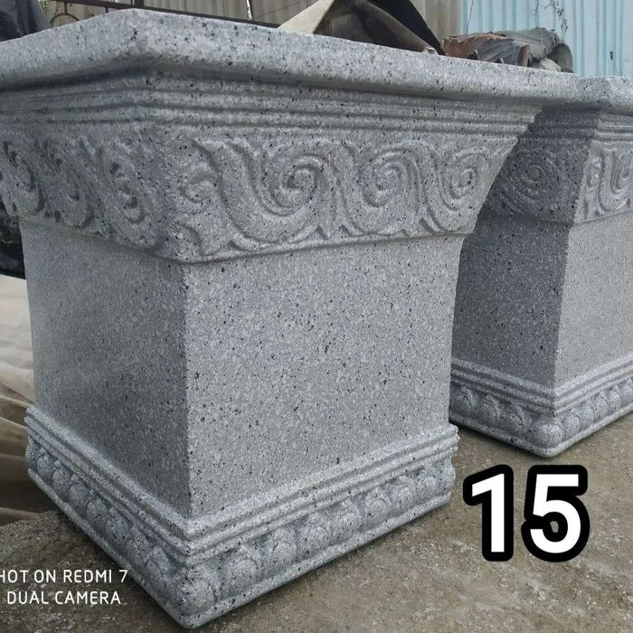 Гул тувак, вазон, кашпо, горшки, клумбы из бетона