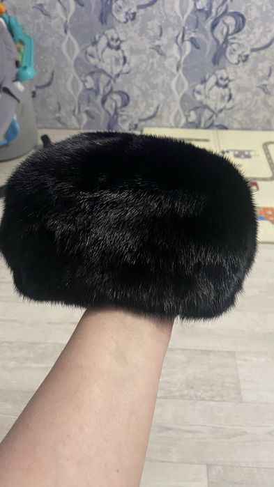 Норковый берет новый