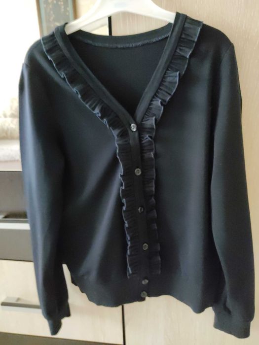 Школьные сарафан и кардиган