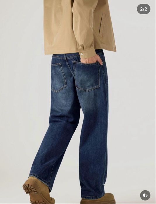 Джинсы с винтаж эффектом