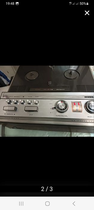 Magnetofon Grundig TK 245 de luxe stereo cu Ampl și dif de  control.